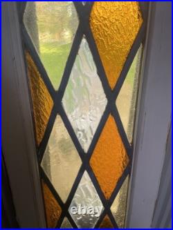 Stained Glass Panels, Vintage/antique Stained Glass, Harlequin Stained Glass