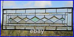 Stained Glass Window Panel-HMD-34 5/8 x 10 3/4 as is reg price 401.57