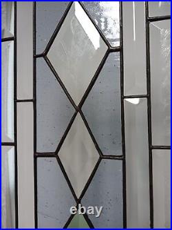 Stained Glass Window Panel-HMD-34 5/8 x 10 3/4 as is reg price 401.57