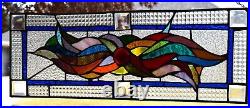 Stained Glass Window Panel Rainbow