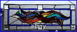 Stained Glass Window Panel Rainbow