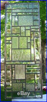Stained Glass Window Panel beveled leaded abstract