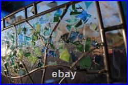 Stained Glass Window Panel family tree anniversary wedding