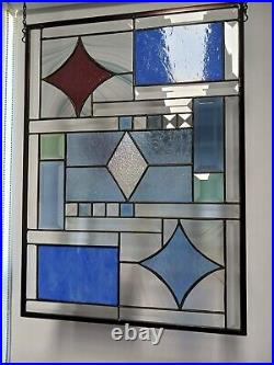 Stained Glass window Panel- 21 3/8 x15 3/8 HMD-US