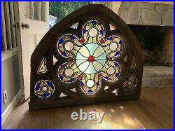 Stained galss church glass window arches