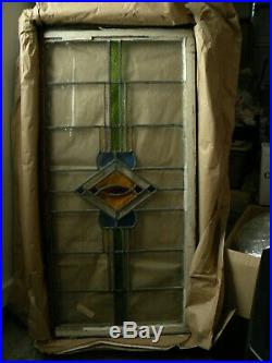 Stained glass, Large Pair, windows or door inserts No breakes