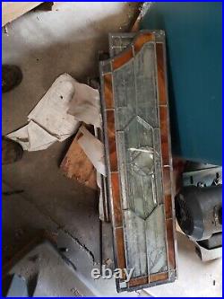 Tempered Leaded Glass Single Pane? Inserts, (3)