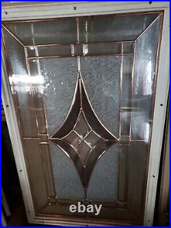 Tempered Leaded double Glass? Front Door Glass Inserts With Rectangle Frames