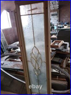 Tempered Leaded double Glass? Front Door Glass Inserts With Rectangle Frames