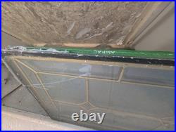 Tempered Transom Glass With Leaded Detail 65.25L X 13W X 1D Tempered Transom Glass With Leaded Detail 65.25L X 13W X 1D