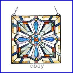 Tiffany Style Stained Glass Hanging Window Panel Suncatcher Mission Design 20