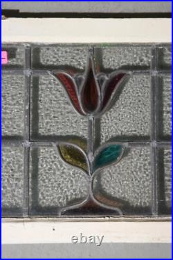 Two British Stained Leaded Glass Windows
