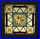 VICTORIAN_ENGLISH_LEADED_STAINED_GLASS_WINDOW_Hand_Painted_Bird_18_5_x_18_5_01_sgpf