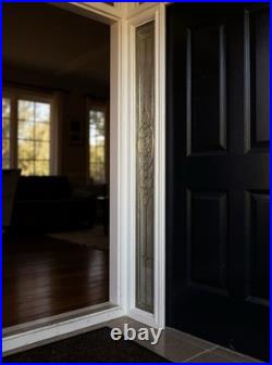 VTG Lead & Beveled Transom Window 65 7/8 x 8 7/8 Decorative Glass, Sidelight