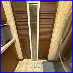 VTG Lead & Beveled Transom Window 65 7/8 x 8 7/8 Decorative Glass, Sidelight