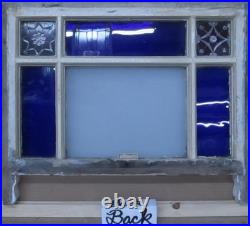Victorian Midsize Old English Leaded Stained Glass Window 24 X 19.75 Victorian Midsize Old English Leaded Stained Glass Window 24 X 19.75