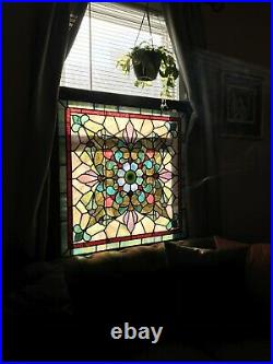 Victorian Stained Glass Window 117 Years Old