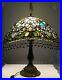 Vintage_1960s_70s_Era_Leaded_Stained_Art_Glass_Shade_Electric_Table_Lamp_01_unl