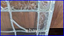 Vintage Architectural Salvage lot of leaded glass 8 windows