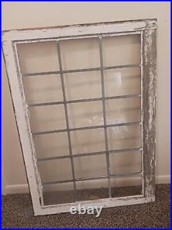 Vintage Leaded Glass House Picture Window