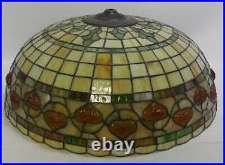 Vintage Leaded Glass Tiffany Style Lampshade 20