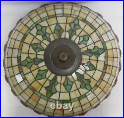 Vintage Leaded Glass Tiffany Style Lampshade 20