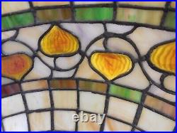 Vintage Leaded Glass Tiffany Style Lampshade 20