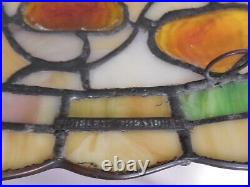 Vintage Leaded Glass Tiffany Style Lampshade 20