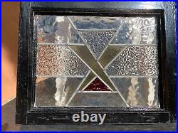 Vintage Leaded and stained glass window