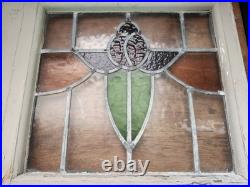 Vintage Leaded stained glass window