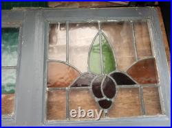 Vintage Leaded stained glass window