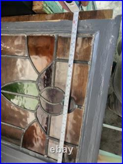Vintage Leaded stained glass window