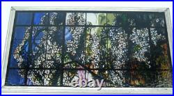 Vintage Metropolitan Museum Of Art Ny Stained Glassmaster's Dogwood Glass Scene