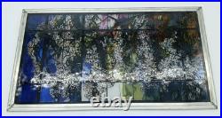 Vintage Metropolitan Museum Of Art Ny Stained Glassmaster's Dogwood Glass Scene