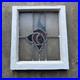 Vintage_Old_English_Lead_Stained_Glass_Window_Wood_Frame_White_Paint_Rose_17x15_01_zkyf