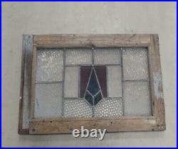 Vintage Stain Glass Leaded Window Panel Set Of 3 Local Pickup Only
