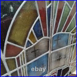 Vintage Stained Glass Church Window 1930s Westminster Ca