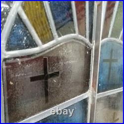 Vintage Stained Glass Church Window 1930s Westminster Ca