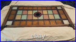 Vintage Stained Glass Window From Haights Ashbury San Francisco Area 1890's