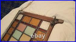 Vintage Stained Glass Window From Haights Ashbury San Francisco Area 1890's