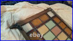 Vintage Stained Glass Window From Haights Ashbury San Francisco Area 1890's