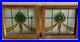 Vintage_Stained_Glass_Window_Pair_Arts_Crafts_Victorian_Style_Wood_Framed_01_wppv