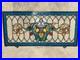 Vintage_Stained_Glass_Window_Panel_Floral_Art_Nouveau_Style_Blue_Border_Hanging_01_rwiq