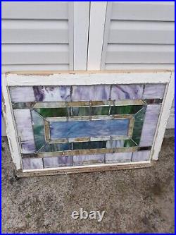 Vintage Stained Glass Window We Ship