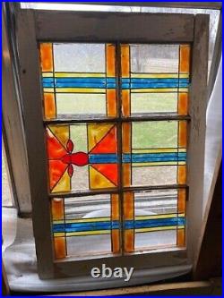 Vintage to Antique Stained Glass Window