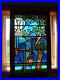 Vtg_Stained_Glass_Church_Window_Religious_Symbols_Chalice_Tree_Nice_Frame_01_dkt