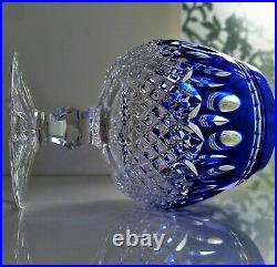 Waterford Clarendon Cobalt Blue lead crystal Brandy Snifter Glass 1 pcs