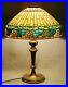Wilkinson_Leaded_Glass_Lamp_Very_Colorful_Glass_Unusual_Pattern_Of_Sea_Snails_01_nvmh
